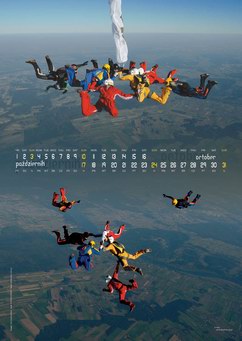 Kalendarz spadochronowy 2010 - pa�dziernik